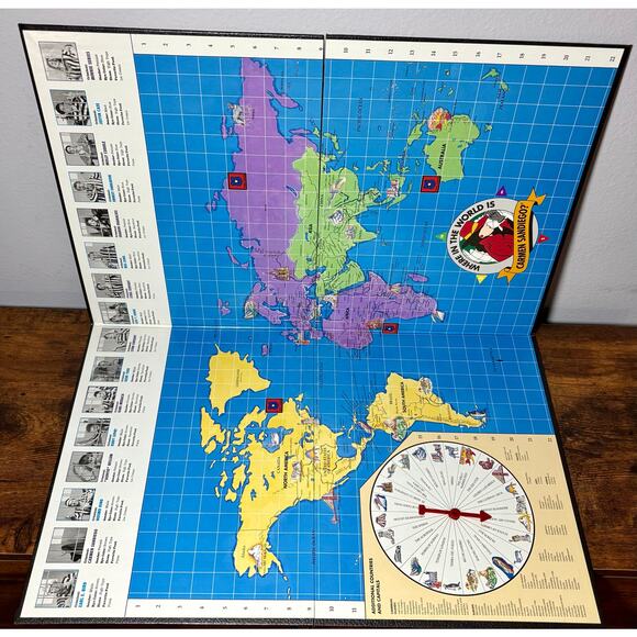 Vintage 1992 Where In the World Is Carmen San Diego? Geography Board Game- CIB - Picture 3 of 10